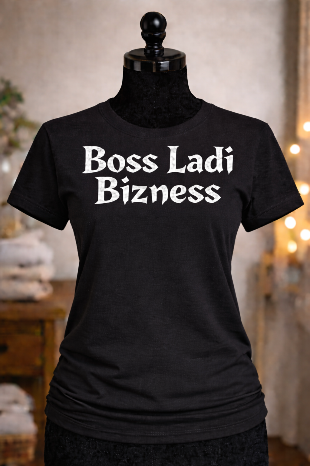 Boss Ladi Bizness bold t-shirt design