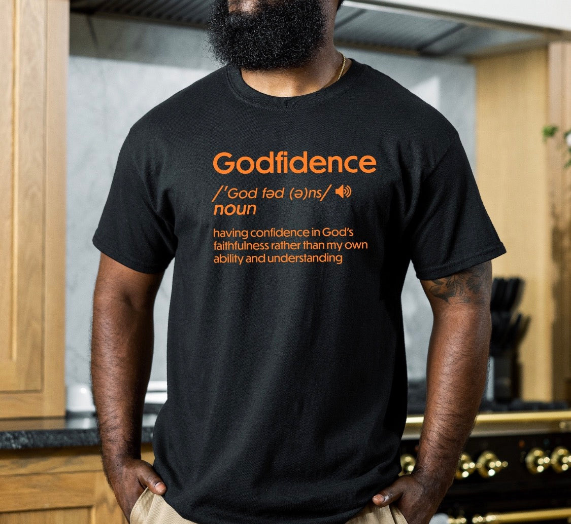 Godfidence custom faith t-shirt